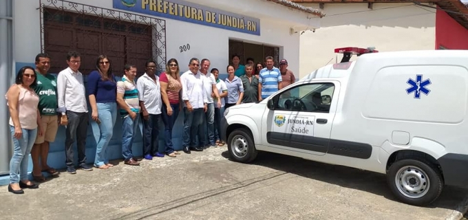 Prefeitura de Jundiá recebe ambulância 0 km.
