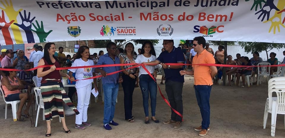 Secretaria Municipal de Saúde faz abertura da Ação Social Mãos do Bem.