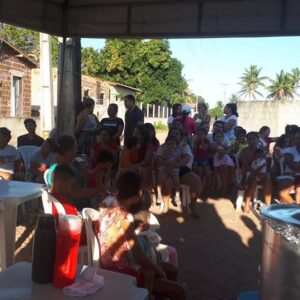 Projeto CRAS ITINERANTE, na comunidade de Jundiá dos Moreiras.