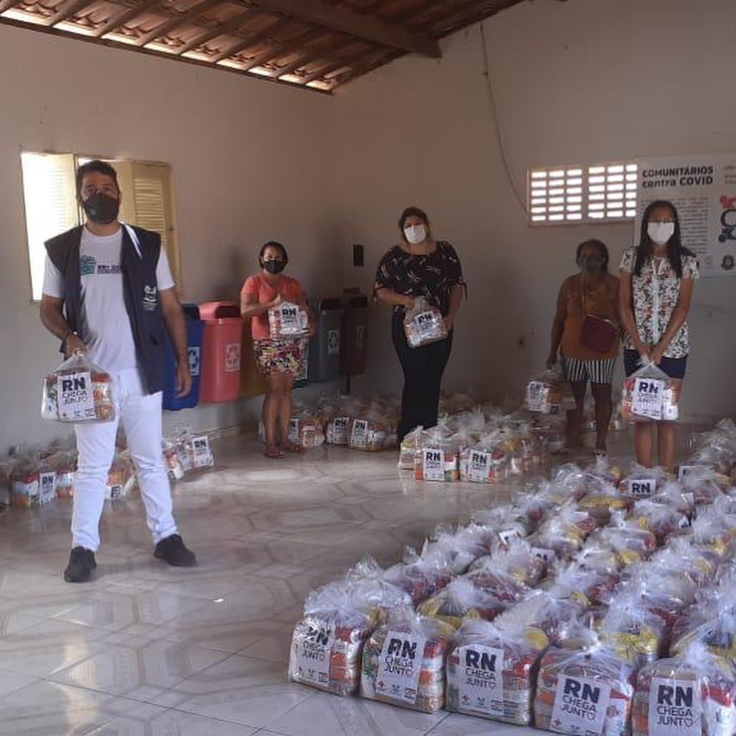Entrega de 270 cestas básicas a Associação das Comunidades Quilombolas de Jundiá/RN