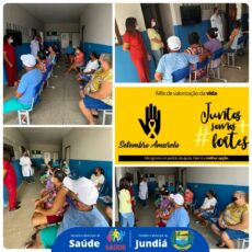 Secretaria de Saúde de Jundiá realiza ações de sobre a campanha Setembro Amarelo.