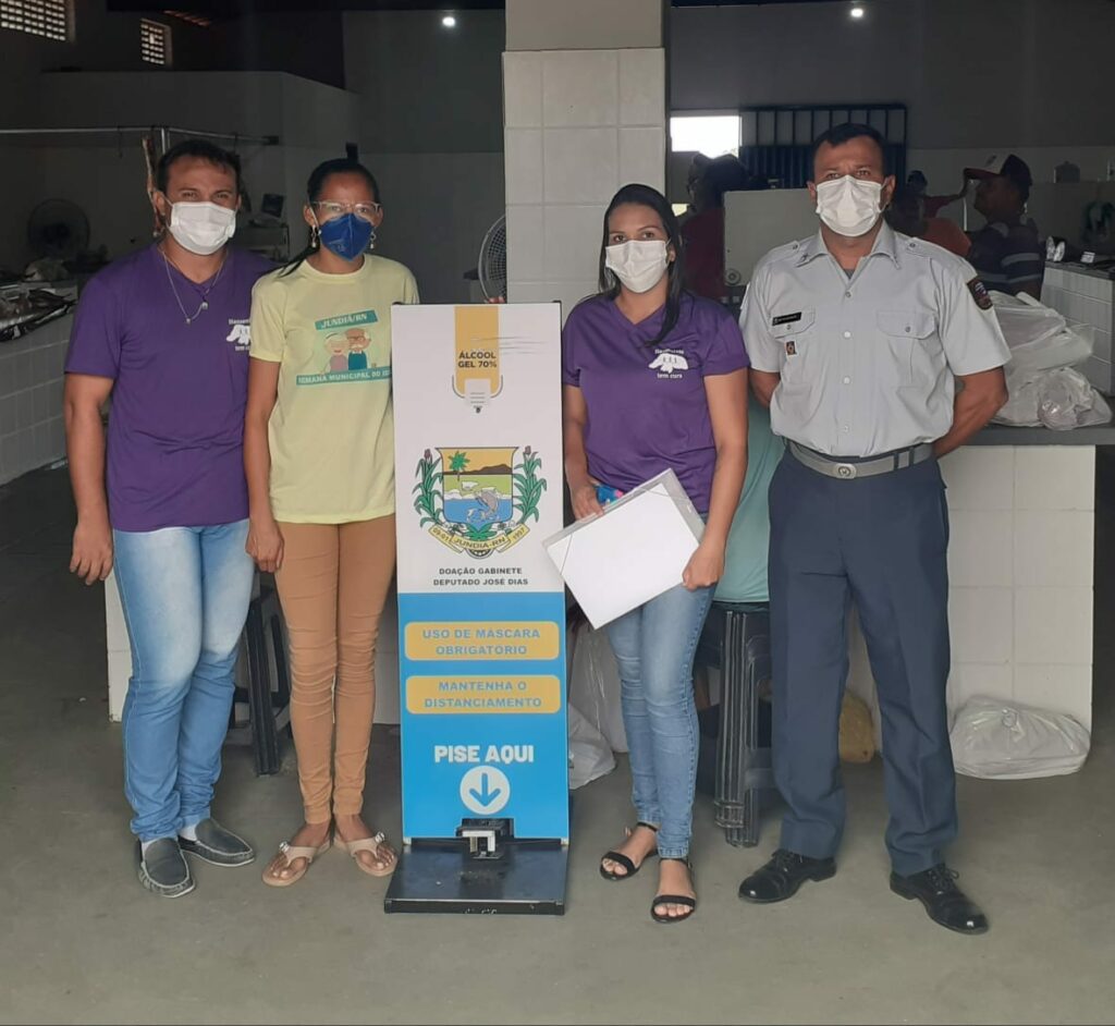 Fiscalização da equipe da vigilância sanitária ao mercado público e a feira livre de Jundiá