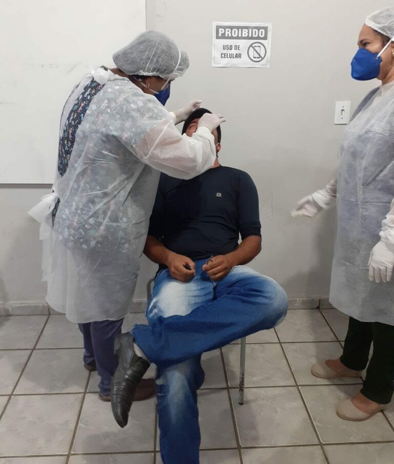 Testes rápido (Swab – Nasofaringe) realizado no distrito de Santa Fé — foto 3