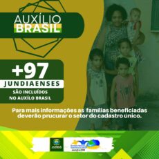 Novas famílias são inseridas no Auxilio Brasil