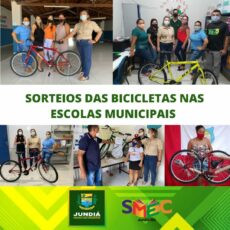 Secretaria de Educação realiza sorteios de bicicletas nas Escolas Municipais