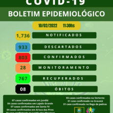 Boletim Epidemiológico: 02 de fevereiro de 2022