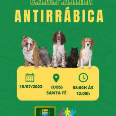 Campanha de vacinação antirrábica animal
