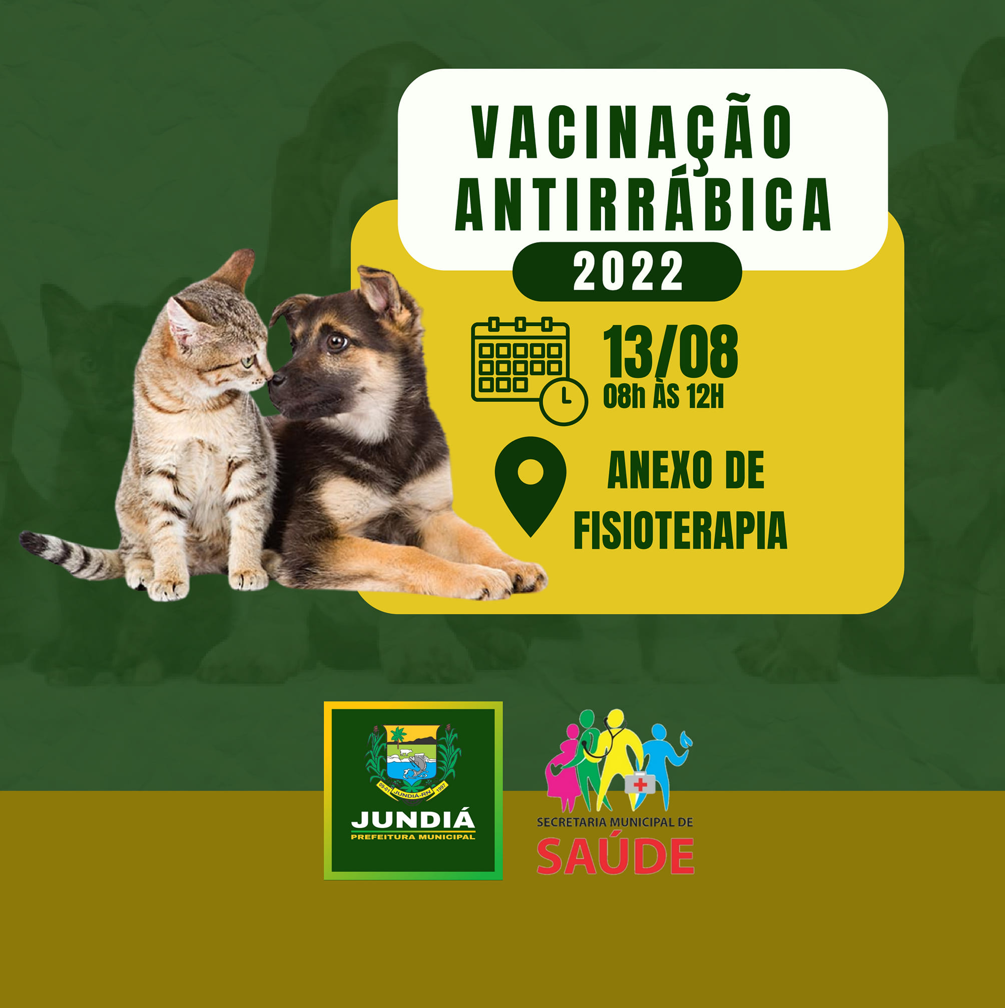 Vacinação Antirrábica continua no próximo sábado (01) - PREFEITURA  MUNICIPAL DE VIANA - ES