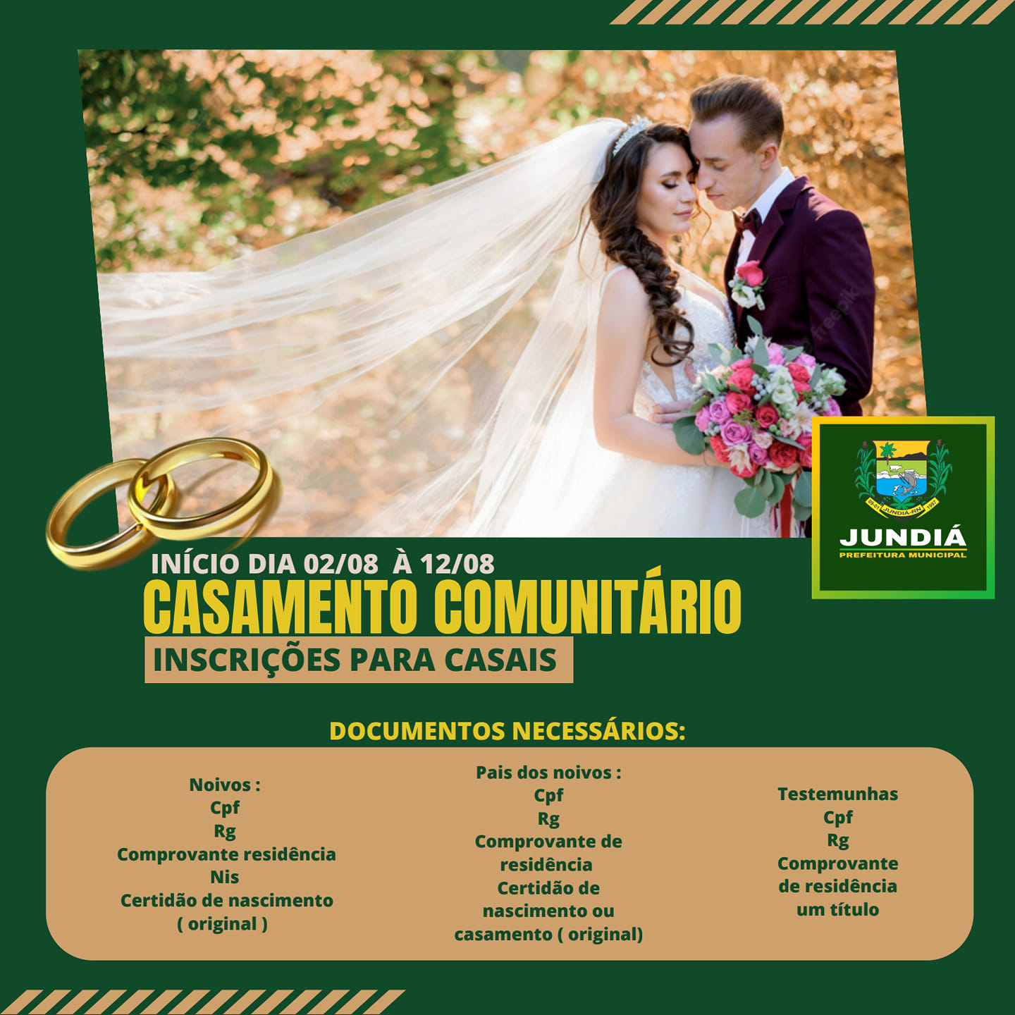 Inscrições abertas para casamento comunitário - comunidade LGBTQIA+ -  Notícias - Prefeitura Municipal de Irecê - Site Oficial