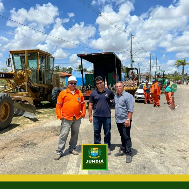 Prefeitura acompanha o início da obra de recapeamento asfáltico no município — foto 2