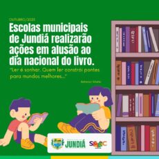 Prefeitura irá promover ações nas escolas em alusão ao dia do livro