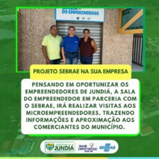 O projeto SEBRAE NA SUA EMPRESA está na nossa cidade