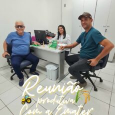 Reunião produtiva com a Emater