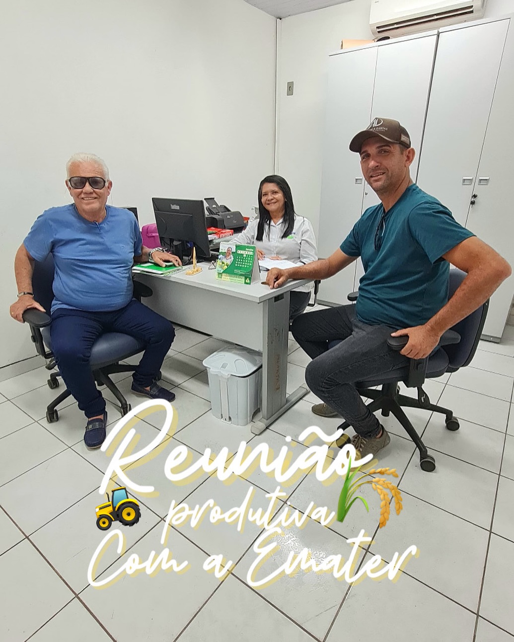 Reunião produtiva com a Emater