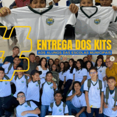 Alunos da rede municipal recebem kit escolar
