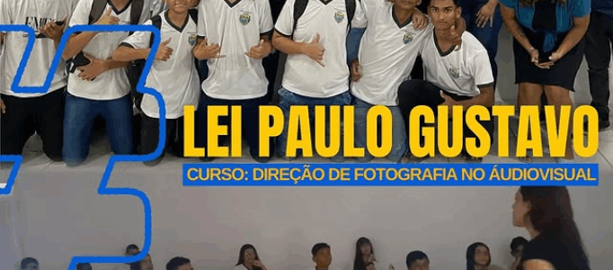 Prefeitura promoveu o curso de Direção de Fotografia no Audiovisual
