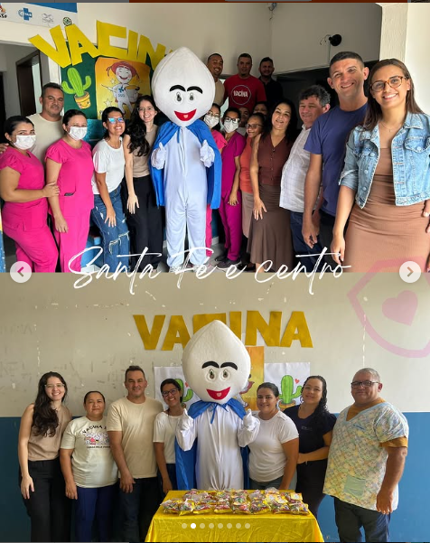 O Dia D de vacinação.