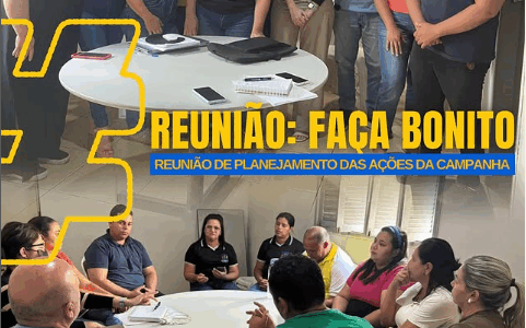 REUNIÃO: FAÇA BONITO.