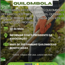 PAA Quilombola em ação!