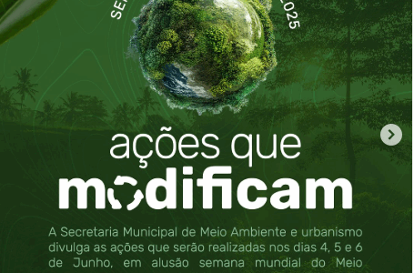 Semana do Meio Ambiente 2025.
