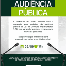 PARTICIPE DA AUDIÊNCIA PÚBLICA!