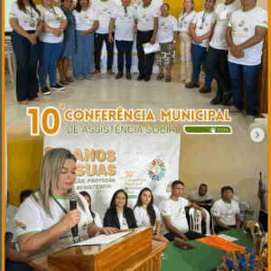 10ª Conferência Municipal de Assistência Social de Jundiá.