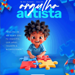 Hoje, 18 de junho, celebramos o Dia do Orgulho Autista!