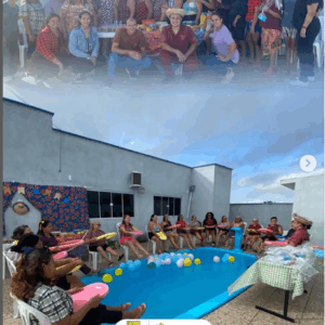 Arraiá do grupo HIDROVIDA!