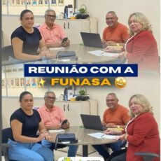 Reunião na FUNASA.