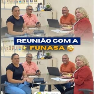 Reunião na FUNASA.