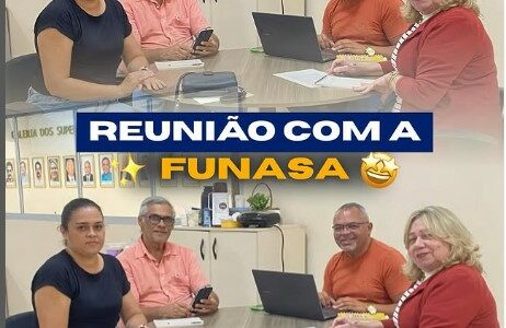 Reunião na FUNASA.