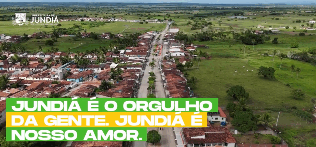 A prefeitura de Jundiá já avançou, é trabalho em todo lugar