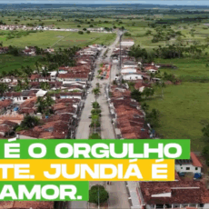 A prefeitura de Jundiá já avançou, é trabalho em todo lugar