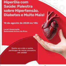 DIA DE HIPERDIA NO ARISCO DOS PIRES – 15 DE AGOSTO