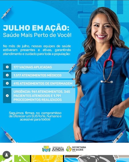 Julho em Ação: Saúde Mais Perto de Você!