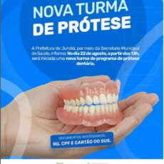 Nova Turma de Prótese Dentária