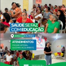 Saúde também se faz com educação!