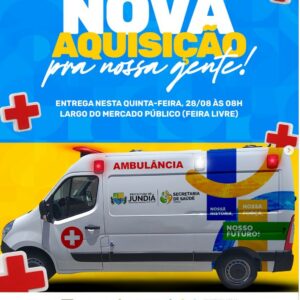 Mais uma conquista para o nosso município!