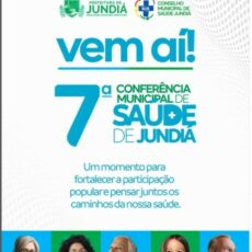 Vem aí a nossa 7ª Conferência Municipal de Saúde!