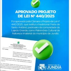  Mais um avanço para a cultura de Jundiá!
