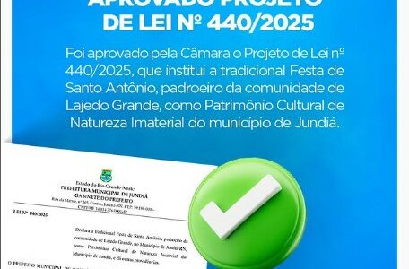  Mais um avanço para a cultura de Jundiá!