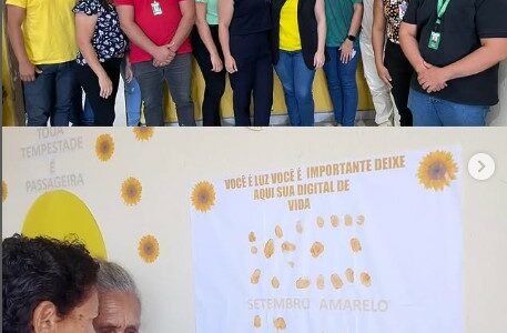 Forró dos Idosos, em alusão ao Setembro Amarelo