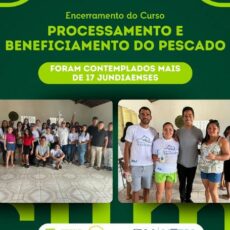 Encerramento do Curso de Processamento e Beneficiamento do Pescado