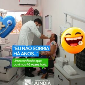 Cuidar da saúde bucal é também cuidar da qualidade de vida do nosso povo!