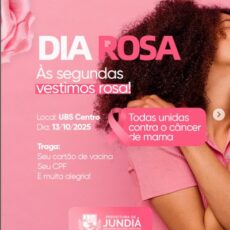 Dia Rosa em Jundiá! 