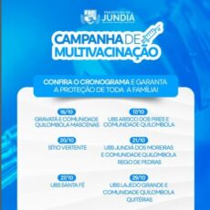 Campanha de Multivacinação 2025!Atenção, Jundiá! 
