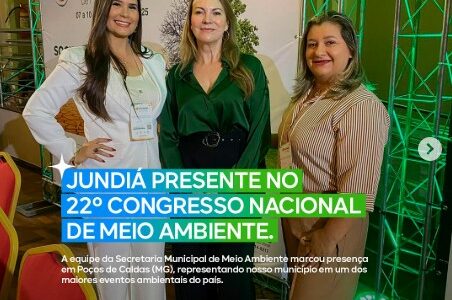 Jundiá no 22º Congresso Nacional de Meio Ambiente! 