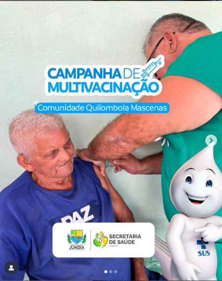 Campanha de Multivacinação na Comunidade Quilombola Mascenas!