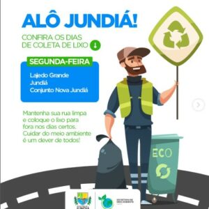 Fique atento aos dias da coleta de lixo!