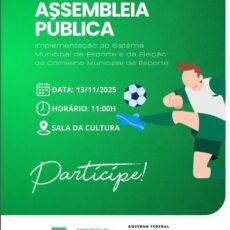 Assembleia Pública sobre Esporte!